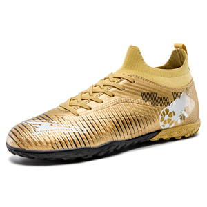 <span class=keywords><strong>Botas</strong></span> <span class=keywords><strong>de</strong></span> Fútbol Sala Personalizadas al por Mayor, Económicas, Unisex, con Parte Superior <span class=keywords><strong>de</strong></span> PU, Zapatos <span class=keywords><strong>de</strong></span> Fútbol para Hombre - Product Image 1