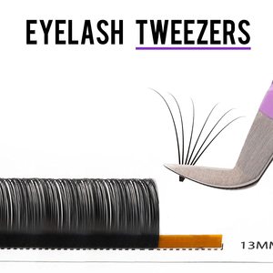 Pince à cils à pointe en Fiber pour Extension de cils, pince à épiler professionnelle pour artiste, Kit de travail technique, outils-pince à cils de meilleur Volume - Product Image 5