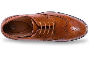 รองเท้าหนังแท้แบบผูกเชือกสำหรับงานแต่งงานแบบลำลองสำหรับสำนักงานรองเท้าแต่งงานทำมือสุดหรู - Product Image 3