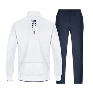 Traje deportivo térmico para correr de 2 piezas para invierno Chaquetas y pantalones atléticos de talla grande con bolsillos con cremallera Transpirable - Product Image 3