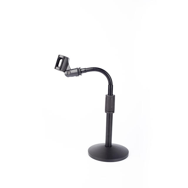 Round Base Desktop Microphone Stand Adjustable Height Table Microphone Stand