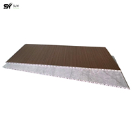 Panneau mural décoratif léger en PVC ignifuge et imperméable personnalisable de 9 mm pour salons et espaces commerciaux