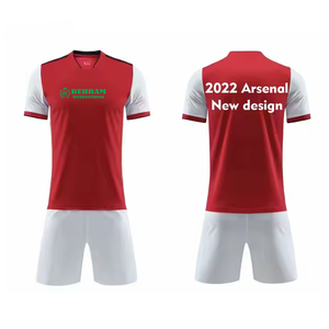 เสื้อฟุตบอลใหม่ปี 2025 แบบพิมพ์ลายด้วยความร้อน ชุดเสื้อและกางเกงฟุตบอล ปรับแต่งได้เต็มรูปแบบ ชุดฟุตบอล 100% โพลีเอสเตอร์ - Product Image 2