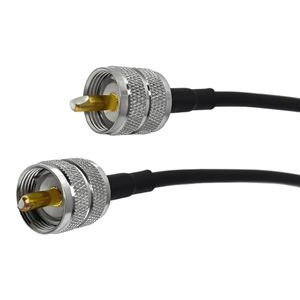 UHF maschio PL259 a UHF maschio PL259 a bassa perdita UHF RG58 cavo ponticello per Antenna Radio HAM CB - Product Image 1