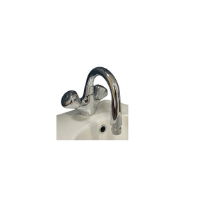 Grifo de Lavabo para Baño Ponsi Cygno Chrome de Alta Calidad con Caño Giratorio y Desagüe Integrado, Fácil Instalación, Hecho en Italia - Product Image 1