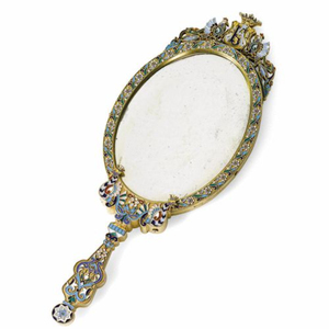 Espejo Decorativo de Mesa de Último Diseño, Hecho de Metal, Espejo de Mano, Espejo de Maquillaje, Regalo Perfecto para Mujeres y Niñas a Bajo Precio - Product Image 1