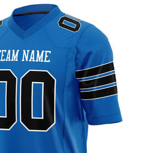 Jersey de Fútbol Americano para Hombre de Alta Calidad, Personalizado con Nombre y Número, Transpirable, Absorbente de Humedad, 100% Poliéster, Superventas - Product Image 2