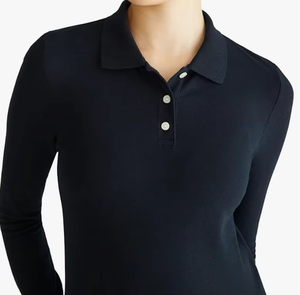 Camiseta de Talla Grande para Mujer, Transpirable, Lisa, Moderna, Deportiva e Informal, con Cuello Camisero - Product Image 6