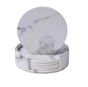 Posavasos de mármol clásicos para té, café, vino, mesa y cocina, decoración y accesorios de mesa de Metal - Product Image 6