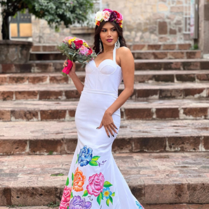 เสื้อผ้าแฟชั่นผู้หญิงฤดูร้อน-ฤดูใบไม้ร่วงปี 2026 ลายดอกไม้สไตล์วินเทจ ขายส่ง ชุดเดรสสายเดี่ยวสำหรับงานปาร์ตี้ ดีไซน์ใหม่ รับทำโลโก้ตามสั่ง - Product Image 1