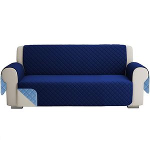 3-Seater ปลอกโซฟาผ้าสองด้านพร้อมที่วางแขน170ซม. ปลอกเฟอร์นิเจอร์กันลื่นและป้องกันรอยขีดข่วนความยาว30นิ้ว - Product Image 1