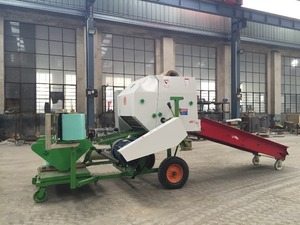 Máquina empacadora de heno de paja de pacas de ensilaje y máquina empacadora de heno de hierba Super Naiper automática con motor diésel redondo - Product Image 4