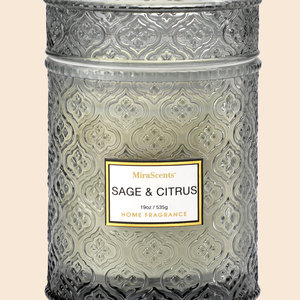 Bougie parfumée à l'aromathérapie, cire de soja, vanille, décoration d'intérieur - Product Image 4