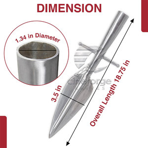 Lances en acier au carbone de haute performance fabriquées au Pakistan, lances en acier au carbone de qualité supérieure en gros - Product Image 3