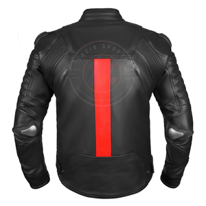 Chaqueta de Motociclista de Cuero Genuino Unisex, Chaqueta de Motociclismo Protectora Estilo Streetwear - Product Image 2