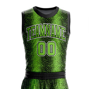 Ensemble d'uniformes de basket-ball personnalisés de haute qualité, respirants, 100% polyester, séchage rapide - Product Image 4