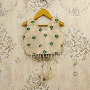 Shoryam Fashion Lehenga Choli rouge en polyester imprimé Kamdhenu, longueur ras du sol, pour filles, tenue de fête, Diwali, mariages, vêtements ethniques, recyclé - Product Image 5