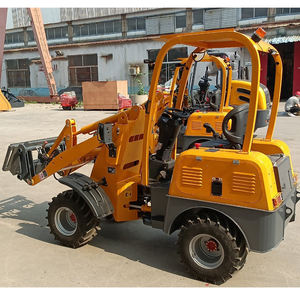 Mini-chargeur électrique à quatre roues motrices à montage frontal, mini-chargeur électrique de jardin pour la construction quotidienne - Product Image 6