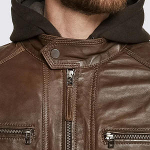 เสื้อแจ็กเก็ตมอเตอร์ไซค์สำหรับผู้ชายเสื้อแจ็กเก็ตมอเตอร์ไซค์ - Product Image 4