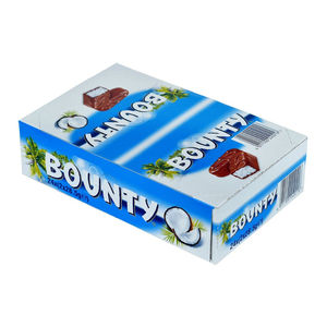 Barras de chocolate con leche de coco Bountyy de 57 g, paquete de 48 cajas maestras para venta al contado, clubes mayoristas y cadenas minoristas a granel - Product Image 1