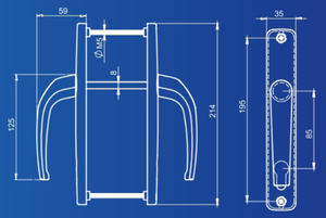 Poignée de porte Izmir - Product Image 2