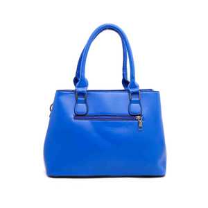 Moyen Bleu Casual Cross-Body Sac à main P35873 Filles Vegan Motif Lettre Décoration En Cuir Véritable PU Soft Handle ODM Sac à main - Product Image 1