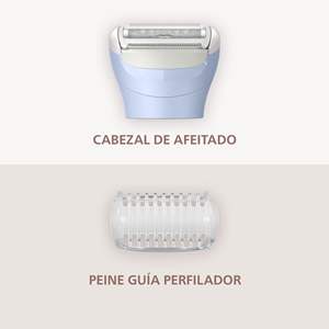 Afeitadora Inalámbrica de 3 Cuchillas para Uso en Seco y Húmedo, para Piernas y Cuerpo, 80 Minutos de Autonomía, Recortadora Corporal - Product Image 4