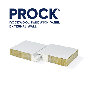 แผงฉนวนกันเสียงกันความร้อนกันไฟผนังแซนด์วิชขนหินสำหรับโครงการคลังสินค้าในโรงงานอุตสาหกรรม - Product Image 3