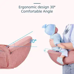 Удобная и летняя дышащая мягкая легкая эргономичная переноска из органического хлопка для новорожденных с подставкой