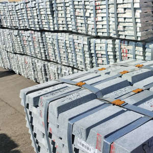 Factory Wholesale 99.9% Pure <b>Zinc</b> Alloy Silver <b>Ingot</b> High Grade Industrial Die Casting Galvanizing Battery Industry - Product Image 2