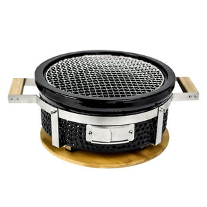 Auplex <strong>Japanese</strong> Hibachi Yakitori <strong>BBQ</strong> Grill Portable Round Tabletop Carbon Grill Stove Barbecue Charcoal <strong>BBQ</strong> Grill - Product Image 3