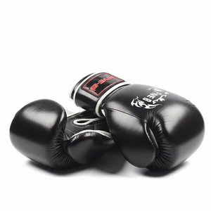 Guantes de Boxeo Sanda Profesionales de Alta Calidad, Agarre de Cuero PU, Ligeros, Cierre de Velcro, Guantes de Boxeo Personalizados - Product Image 3