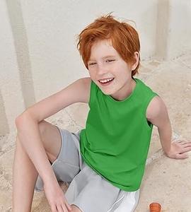 OEM Custom <b>Vest</b> Singlets Sports <b>Slim</b> Fit Muscles Stringer Gym Cotton Running Tank Top for <b>Men</b> Kids <b>Vest</b> Singlets Boys Breathable - Product Image 2