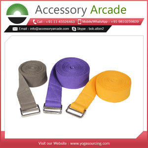 Ceinture d'alimentation à anneau en D en coton écologique très populaire sangle de yoga d'entraînement réglable durable et d'une grande valeur! - Product Image 6