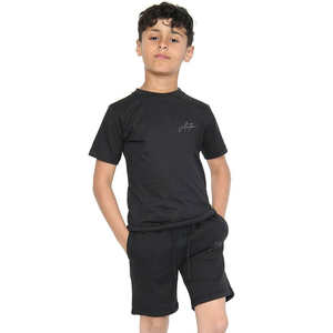 Camisetas de algodón de fibra de bambú para niños, camisetas de manga corta transpirables de secado rápido de alta calidad para niños - Product Image 3