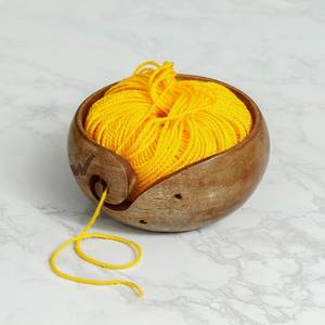 ชามไหมพรมถักด้วยมือทำจากไม้ธรรมชาติสำหรับถักไหมพรมชามสำหรับไหมพรมผลิตในเวียดนาม - Product Image 2