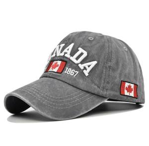 Casquette de baseball ajustable en denim unisexe brodée de lettres du Canada-Style de luxe vintage pour la pêche et les affaires - Product Image 3