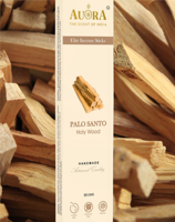 Bâtonnets d'encens Palo Santo élégants faits à la main en bois biologique naturel Masala Agarbatti 100 + parfums étiquette personnalisée conception directe d'usine