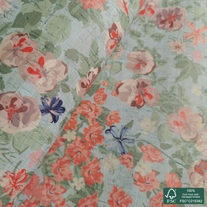 Tissu en liège naturel imprimé de motifs floraux, qualité supérieure, motif floral brodé pour textile de maison vintage, housse de canapé - Product Image 4