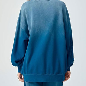 เสื้อสเวตเชิ้ตแบบย้อมสีเอซิดวอชสำหรับผู้ชาย ทรงใส่สบาย ดีไซน์ทันสมัย เหมาะสำหรับใส่ลำลองในชีวิตประจำวันและสไตล์สตรีทแฟชั่น - Product Image 5