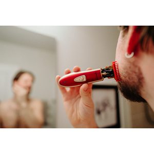 Tondeuse à cheveux sans fil professionnelle pour hommes, autonomie de 90 minutes, tondeuse à barbe à lames à écartement zéro, en acier inoxydable, pour salon de coiffure - Product Image 2