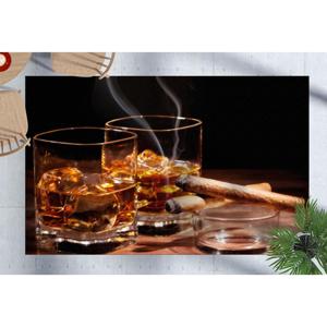 Tapis imprimé unique, Whisky, Man Cave, Cigar, Moderne, Crèche, Cuisine, Tapis doux non tissé - Product Image 1