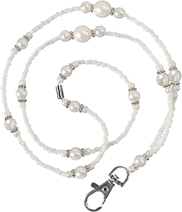 Nouveau style en acrylique, perles de riz, <span class=keywords><strong>porte</strong></span>-clés, cordon, collier, <span class=keywords><strong>porte</strong></span>-badge, modèle C063, pour cadeau - Product Image 1