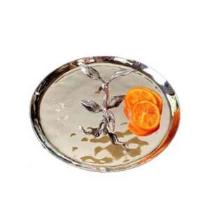 Plateau de service élégant en acier inoxydable adapté à la restauration professionnelle et à l'usage domestique ajoutant du style à chaque occasion - Product Image 6