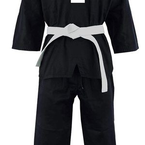 Uniforme de Taekwondo de algodón de alta calidad Ropa de lucha y entrenamiento de color sólido con característica elástica Hecho en estilo de conjuntos - Product Image 4