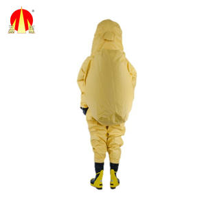 Combinaison chimique étanche au gaz Visière anti-buée ignifuge Certifiée <span class=keywords><strong>ATEX</strong></span> Durée de vie de 10 ans - Product Image 5