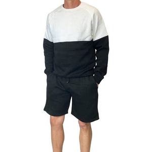 Conjunto de Sudadera y Pantalones Cortos a Juego para Hombre, Ropa Deportiva Informal de Verano, Proveedor de Fábrica con Etiqueta Privada OEM Personalizada - Product Image 3