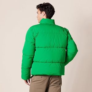 Wholesale Custom Men's Polyester Zipper Down Cotton <b>Coat</b> Puffer Jacket with Man - Product Image 2