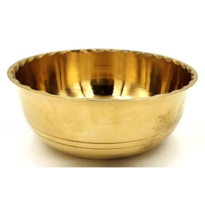 Cuenco de Metal pulido dorado de primera calidad, cuenco de Metal de estilo moderno ecológico para servir alimentos para bodas, cuenco de Catering a buen precio - Product Image 6
