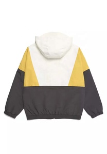 แจ็กเก็ตกันลมน้ำหนักเบาของผู้ชายเสื้อซิปบล็อกสีตัดกันเสื้อกันลมใส่วิ่งลำลองแบบกำหนดเอง - Product Image 2